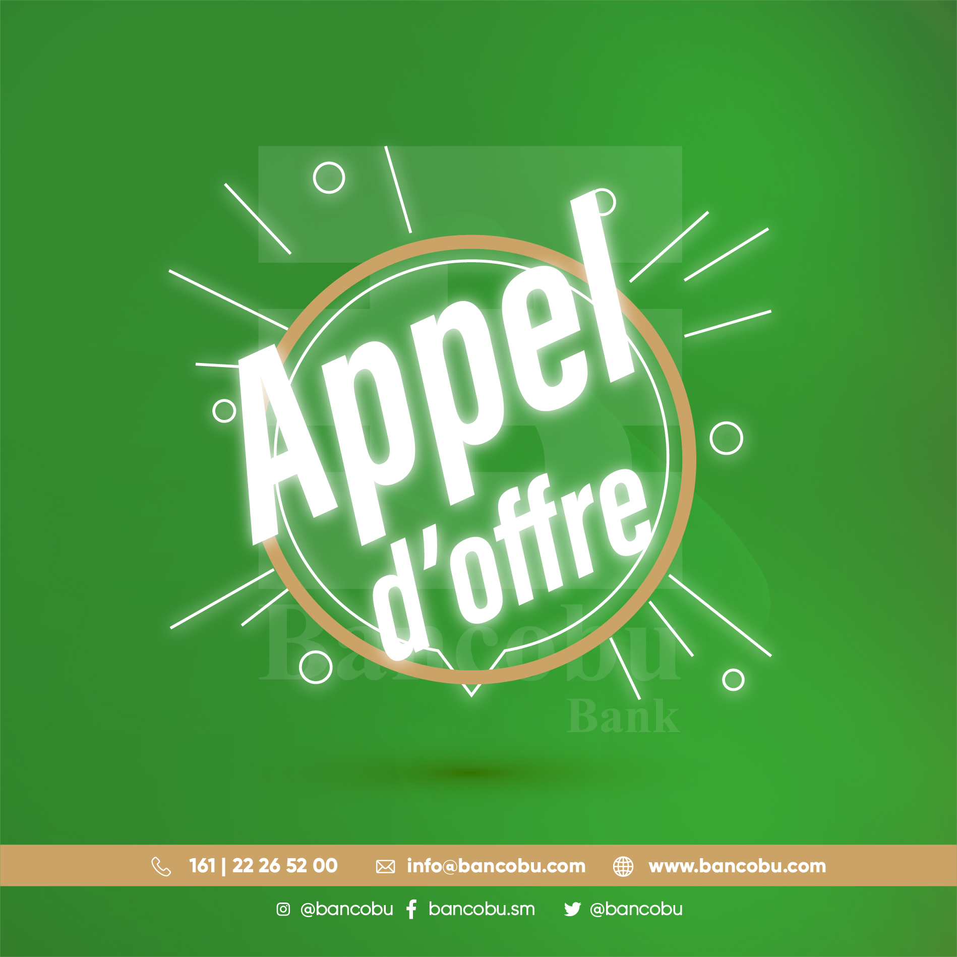 APPEL D'OFFRE 