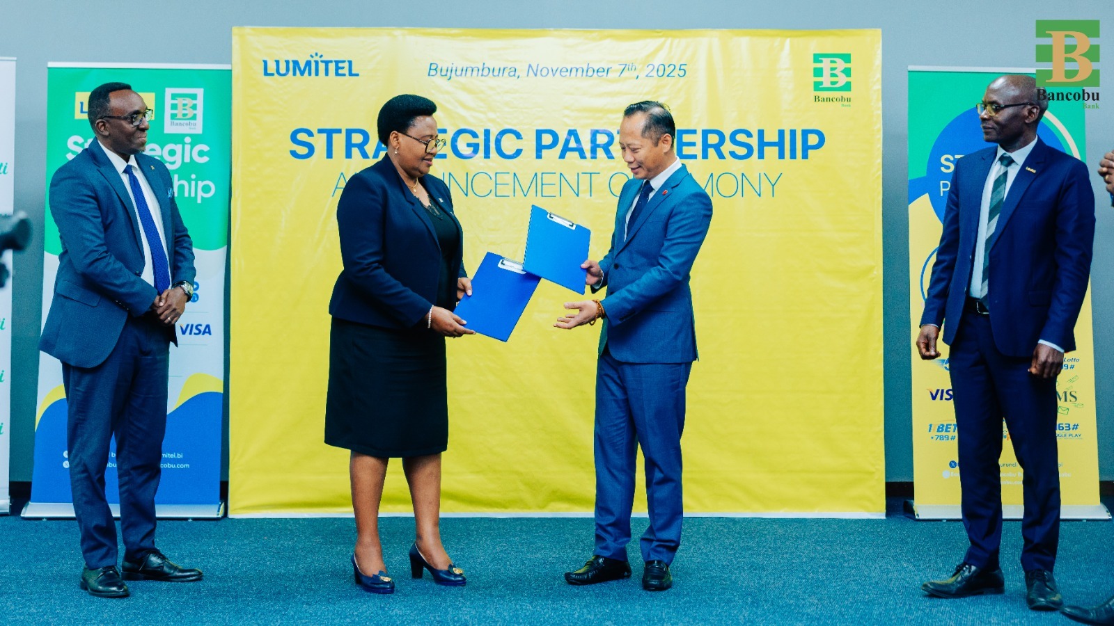 BANCOBU et LUMITEL : un partenariat stratégique pour un Burundi connecté et durable 